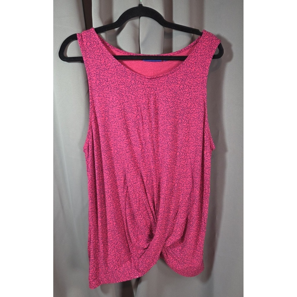 Apt 9 Women's Fushia Dressy Tank Top XL